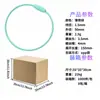 Anillo de Alambre de Acero Pintado Más Vendido por el Fabricante Llavero de Anillo de Macarrón Colorido Llavero de Metal de Dibujos Animados de Alta Calidad