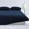 Sábana bajera refrescante, funda de colchón de seda helada, tejido de nailon-spandex, 175 g/m², protector de colchón, color sólido, diseño simple, deep sleep pro