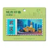 Adesivo Magnético de Geladeira de Wuhan Torre da Garça Amarela Universidade de Wuhan Cerejeiras Ponte do Rio Yangtze Presentes Culturais e Criativos Lembranças de Viagem