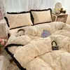 Conjunto de Renda de Algodão Puro Grau Mãe e Bebê Quatro Peças Estilo Fresco Ins Algodão Puro Gaze de Camada Dupla Conjunto de Três Peças para Dormitório Estudantil Roupa de Cama