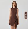 Body Antibacterial Ajustado Transpirable Adelgazante Casual Fitness Belleza Espalda Ropa de Yoga Falda de Tenis para Mujer