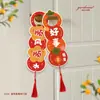 {Zhi Chi} Decoración Colgante de Puerta Pacífica y Alegre para Puerta, Gabinete, Entrada, Manija de Puerta, Adorno Colgante Pequeño Festivo y Lindo