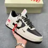 Sapatos Putian Air Tênis Casuais Esportivos Air Force One Ano do Cavalo para Casal Masculino e Feminino Preto e Branco Versátil Comércio Exterior Transfronteiriço