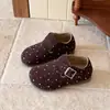 Zapatos de Cuero de Moda para Niños para Uso en Exteriores 2026 Nuevas Sandalias Birkenstock de Primavera para Niños Medianos y Mayores Zapatos sin Cordones para Niñas