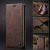 Adecuado para Fundas de Teléfono iPhone 12 Nuevas Transfronterizas, Funda de Piel para Teléfono Apple 17 con Ranura para Tarjetas, Funda Flip para Xr Funda Protectora de Negocios