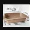 Caja de Embalaje Octagonal Desechable de Papel Kraft, Lonchera Rectangular, Empaque para Llevar de Frutas, Caja de Papel para Comida Ligera de Sándwich
