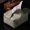 Caja de Pañuelos Personalizada Soporte de Pañuelos de Cuero Caja de Pañuelos Dormitorio Mesa de Noche Tocador Hogar Baño Almacenamiento Caja de Pañuelos
