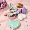 Caja de Dulces Creativa para Boda con Carcasa de Plástico Tamaño Pequeño Caja de Dulces con Concha Perlada Caja de Almacenamiento Caja de Decoración para Pasteles Concha de Perla