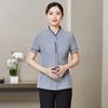 Quarto de hóspedes tia limpeza garçom meia manga PA uniforme hotel roupas de trabalho verão roupas de limpeza manga curta Hotel