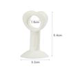 Ventosa de silicone para porta, sem necessidade de furar, anticolisão, amortecedor de porta de vidro, puxador de borracha para banheiro, ventosa para parede, batente de porta, atacado