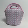 Bolsa de Almacenamiento Aislada de Material de Buceo Popular, Bolsa de Almuerzo Portátil Impresa para Picnic al Aire Libre, Bolsa de Almuerzo Definitiva