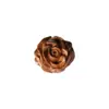 Madera de Durazno Cuentas Multilaterales en Forma de Media Luna Cuentas de Rosa Accesorios Pulsera Tejida a Mano DIY Collar Pulsera de Cuentas de Oración Budista Accesorios