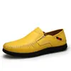 Bestseller transfronteiriço: Sapatos masculinos de tamanho grande, mocassins masculinos de couro genuíno estilo britânico, sapatos casuais de couro slip-on, mocassins de dirigir
