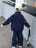 Conjunto de Sudadera para Niños Primavera y Otoño, Estilo Coreano, Atuendo Deportivo Elegante de Dos Piezas para Niños Pequeños, Ropa de Otoño de Moda para Bebés