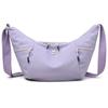 Bolsa Lulu Style Dumpling para Mulheres, Versão Coreana Tendência Cor Macaron Bolsa Feminina, Bolsa de Ombro Transversal Leve da Moda de Alta Qualidade