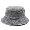 Sombrero de Pescador para Hombre, Sombrero de Mezclilla Lavado para Otoño, Sombrero de Cubo para Mujer, Sombrero Solar Vintage Europeo y Americano de Algodón para Exteriores, Senderismo, Otoño e Invierno