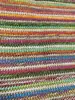 Tejido de Crochet Arcoíris Tela de Hierba PP Modelo 2026 Tejido de Punto, Múltiples Colores Disponibles, Rayas de Bloqueo de Color, Teñido en Hilo, Versátil
