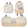 Cojín de Asiento de Coche de Panda Lindo Verano Panal Antideslizante Cómodo Almohadilla Refrigerante para Asiento Cubierta Creativa de Dibujos Animados para Asiento de Coche