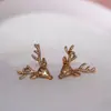 Cuello de Camisa Botón Moda Nuevo Broche de Ciervo Pin de Cuello Personalizado Cabeza de Ciervo Pin para Traje Clip para Cuello de Camisa para Hombres y Mujeres
