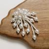Horquilla de perlas de burbujas de lujo ligeras de estilo japonés y coreano, con borlas y flores, trenzada a mano, accesorios para el cabello, pendientes, venta al por mayor