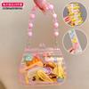 Set Portátil en Caja de Gomas para el Cabello y Pinzas para el Cabello para Niños, Accesorios para el Cabello, Pasadores, Caja de Regalo al por Mayor para Bebés, Nuevo Modelo 2024