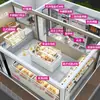 Pastelería Lechuang Equipo de Repostería Juego Completo Diseño Libre Horneado Privado Cadena de Pizzerías Paquete Completo para Tienda Compra