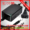 Adaptador de Corriente 12V2A 12V1A 5V2A de Doble Cable Certificado 3C Router con Dos Puertos de Salida Estándar Nacional