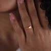 Anillo de Piedra de Cristal Simple de Estilo Nuevo Moda Europea y Americana Lujo Ligero Acero de Titanio Zircón Ovalado Colorido Joyería sin Color para Mujeres