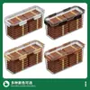 Humidor para Cigarros Zhanggong Virutas de Madera de Cedro Caja de Envejecimiento Mini Humidificación Set para Fumar Práctica Caja de Mantenimiento para Cigarros