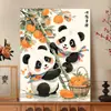Caballo y Flor Flores de Año Nuevo Caballo DIY Pintura al Óleo Digital Coloreado a Mano para Principiantes Decoración de Sala de Estar Pintura Acrílica Venta al por Mayor