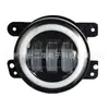 Farol de Neblina Colorido LED 4 polegadas Wrangler Veículo Off-Road H4 H13 Adequado para Modificação de Faróis de Carro Vermelho, Azul e Amarelo Transfronteiriço