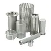 Malla de filtro perforada tipo rollo multicapa de acero inoxidable 304, cartucho de malla de filtro industrial, cartucho de malla de filtro múltiple de doble capa