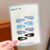 Pinzas para el pelo de colores dopamina estilo coreano para niñas, lindos y versátiles accesorios pequeños para el cabello que no dañan el cabello, adecuados para flequillos laterales de bebé