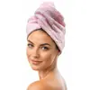 Gorro de secado de cabello de algodón puro directo de fábrica, turbante súper absorbente y de secado rápido, adecuado para hoteles y salones de belleza, se puede bordar o imprimir con un logotipo