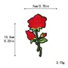 Bordado por Computadora Transfronterizo Set de Flores de Rosa Parches Bordados para Chaquetas de Plumas y Sudaderas Parches de Tela Hechos a Mano DIY