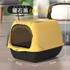 Venta al por mayor del fabricante transfronterizo más vendido, caja de arena para gatos completamente cerrada, inodoro para gatos extragrande, a prueba de olores, a prueba de salpicaduras, caja de arena para gatos desodorante