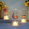 Venta Caliente Transfronteriza Creativo Papá Noel Acrílico LED Señal Luminosa Luz de Vela Decoración Festiva Luz Decorativa Venta al por Mayor