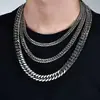 Collar para Hombre Acero de Titanio No se Desvanece Simple Versátil de Gama Alta Collar para Mujer Personalizado Popular Accesorios Venta al por Mayor