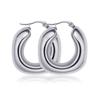 Nuevos mini pendientes huecos en forma de U personalizados transfronterizos, pendientes de acero inoxidable atrevidos y combinables con todo, personalizados