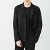 Terno masculino solto estilo Hong Kong, conjunto completo de uma peça, casual, pequeno, terno