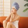 Gorro de terciopelo de nube para secar el cabello, para adultos, para el hogar, para mujer, pañuelo para la cabeza, toalla suave y absorbente para el cabello seco del hogar, venta al por mayor