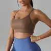 Nuevo Conjunto de Yoga Chaleco Corto Shorts para Mujer Tirantes Espalda Bonita Sujetador Correr al Aire Libre Fitness Ropa Deportiva Mayoreo