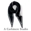 Cachecol de tricô de cashmere listrado para outono e inverno, unissex, quente, estiloso, com design em blocos de cor, também disponível como cachecol triangular