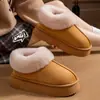 Zapatos de Confinamiento Acolchados para Mujer 2025 Invierno Nuevos Zapatos de Algodón con Suela Gruesa y Tacón de Bolsa para Mujeres Embarazadas Forrados de Felpa para Heattech en Casa y Afuera Zapatos de Algodón para Mujer
