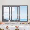 Estándar australiano aleación de aluminio colgante ventana de sala de estar insonorizada puertas y ventanas aleación de aluminio manivela ventana corredera exportación ventana australiana
