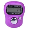 Mini contador de dedos de cinco dígitos, contador de anillos electrónico, múltiples colores en stock, suministro