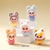 Gato Corazón Peludo Pera Muñeca Linda Decoración de Escritorio Mini Adorno Regalo Pequeño Creativo Accesorios de Caja Sorpresa