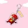 Chaveiro de Acrílico para Presente de Mercadoria do Homem Porco, Mesmo Estilo da Chave do Carro, Decoração Fofa de Filme, Pingente para Mochila Escolar