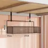 Essenciais para Dormitório de Faculdade Prateleira de Armazenamento para Cama Inferior Quarto Cama Suspensa Artefato de Armazenamento Gancho de Parede para Cabeceira Gancho Rack