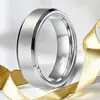 Anillo de acero inoxidable acero de titanio para mujer ins chicas no se decolora anillo de dedo exagerado moda Versión coreana de hombre frío